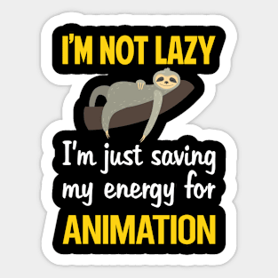 Funny Lazy Animation Sticker